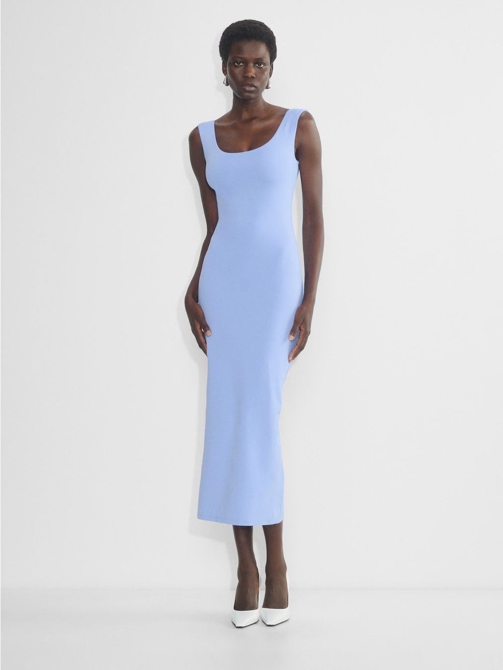 Aritzia Harmonic Dress Dayflower Blue